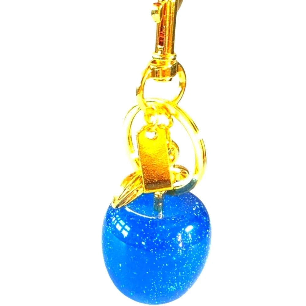 Royal Blue Apple Large Designer Inspired Fashion Purse Charm